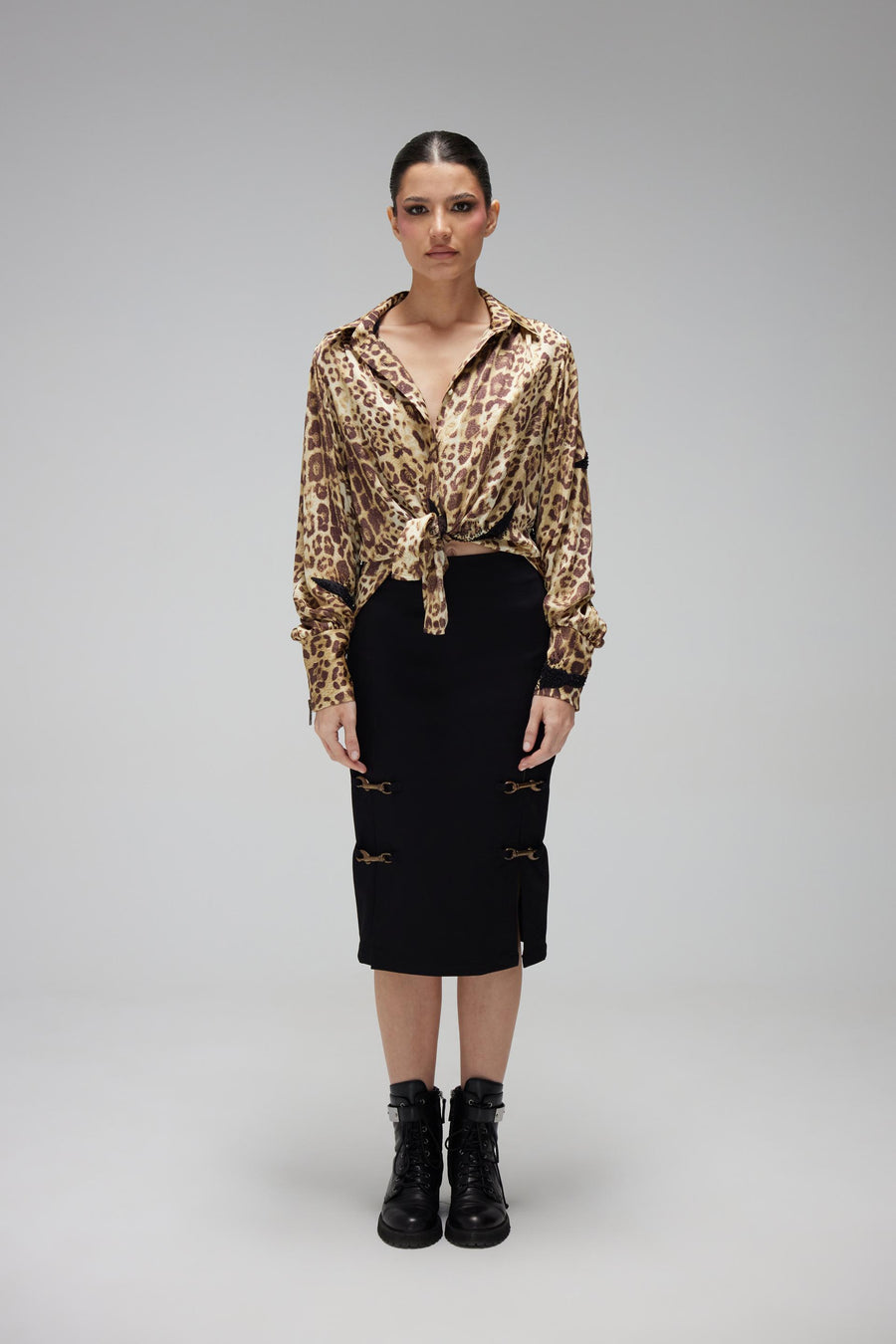 Printed Leopard Shirt