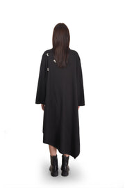 The Asymetrical Black Diamond Coat